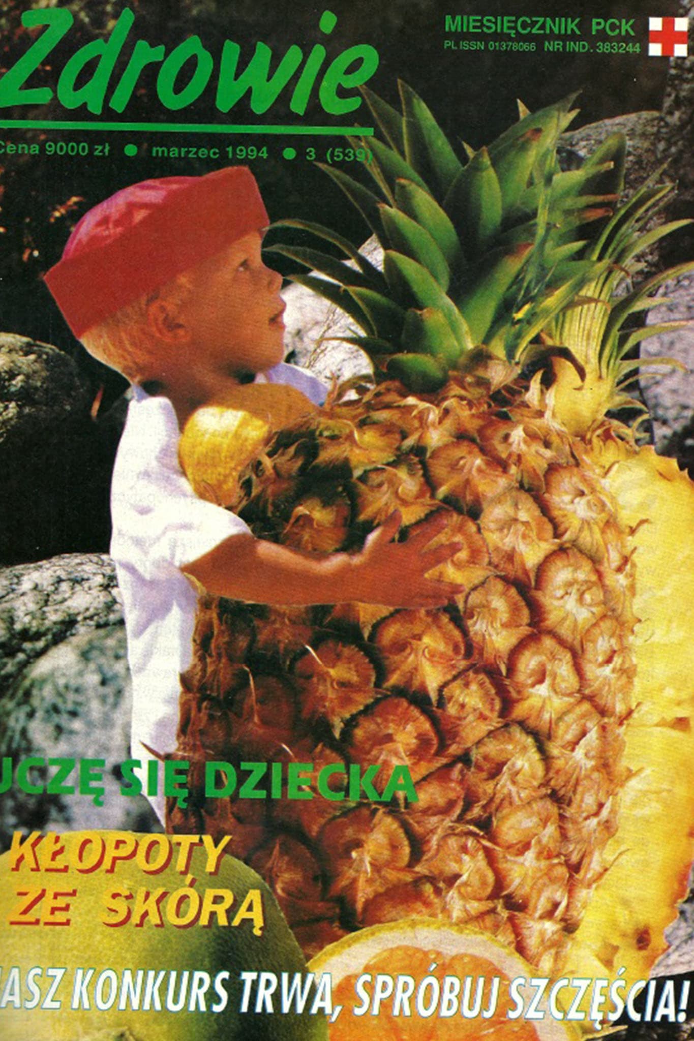 Okładka miesięcznika PCK – „Zdrowie”. 1994 r.