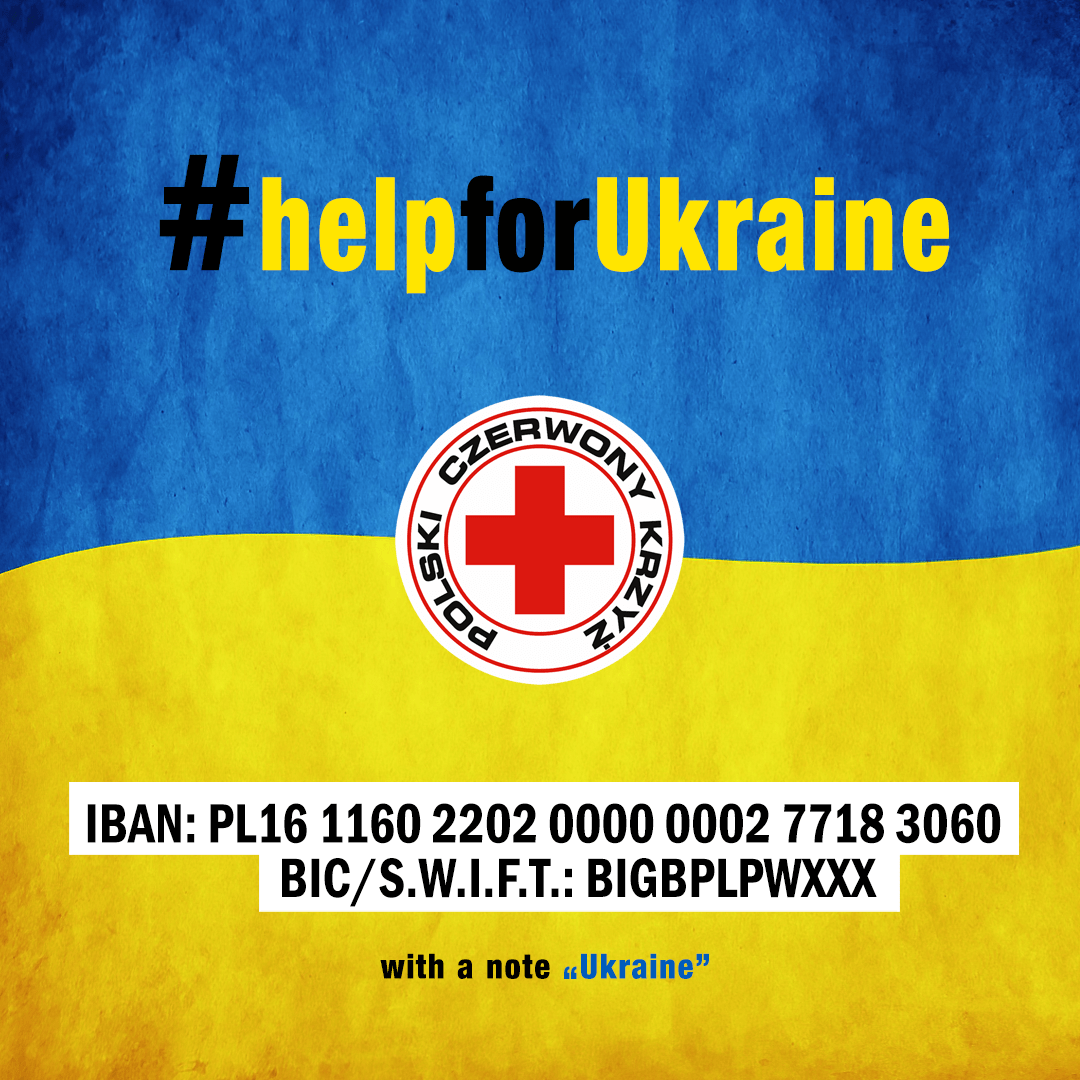 Na pomoc Ukrainie! - Polski Czerwony KrzyżPolski Czerwony Krzyż