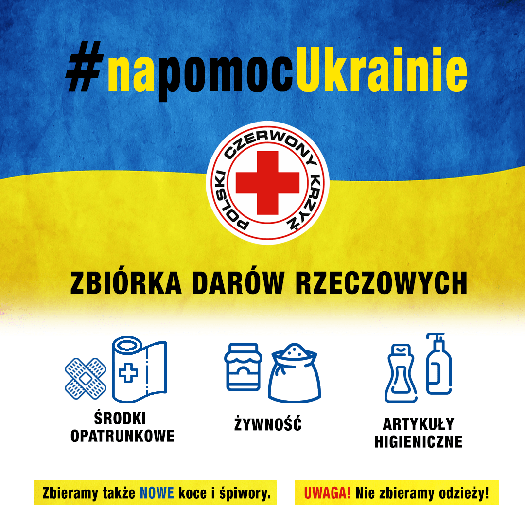 Zbiórka Darów Rzeczowych Dla Uchodźców Z Ukrainy Polski Czerwony Krzyż 4954