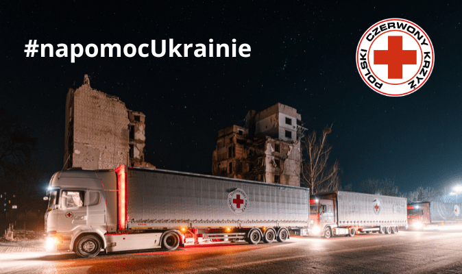 Polski Czerwony Krzyż liderem we wszechstronnej pomocy Ukrainie i uchodźcom