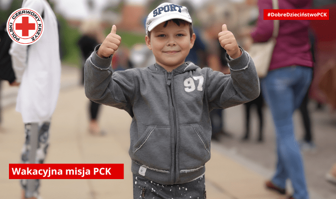Wakacyjna misja PCK – pomóż dzieciom!